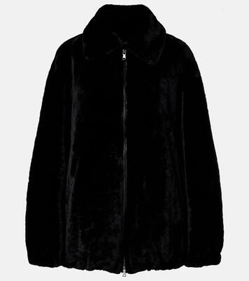Plush shearling jacket | Nour Hammour