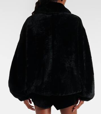 Plush shearling jacket | Nour Hammour