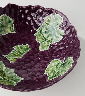 Grapes earthenware salad bowl | Bordallo Pinheiro