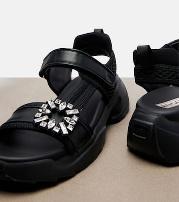 Viv' Run embellished sandals | Roger Vivier