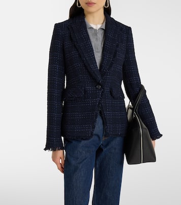 Checked tweed blazer | Veronica Beard