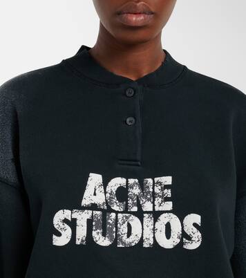 Sweat-shirt en coton à logo | Acne Studios