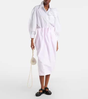 Bleistiftrock aus Baumwolle | Simone Rocha