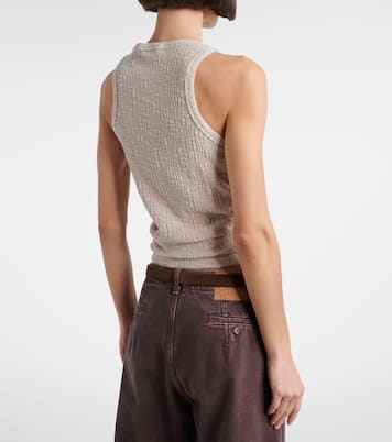 Tank top con aplique floral | Magda Butrym