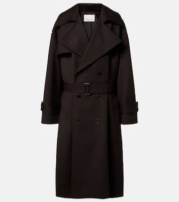 Gabardina cruzada Dursley con cinturón | The Frankie Shop