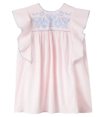 Besticktes Kleid Taliana aus Baumwolle | Louise Misha