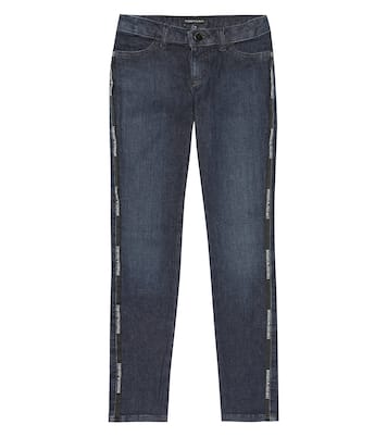 Jeans de algodón con logo | Emporio Armani Kids