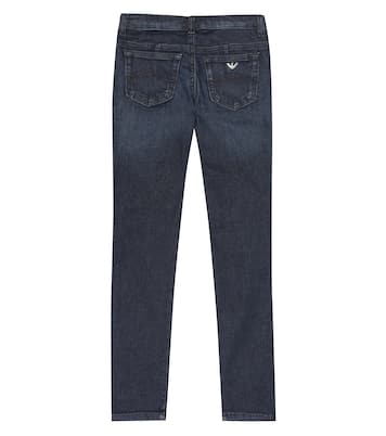 Jeans de algodón con logo | Emporio Armani Kids