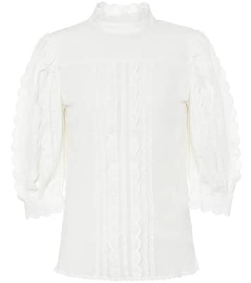 Ruffled cotton blouse | See By Chloé