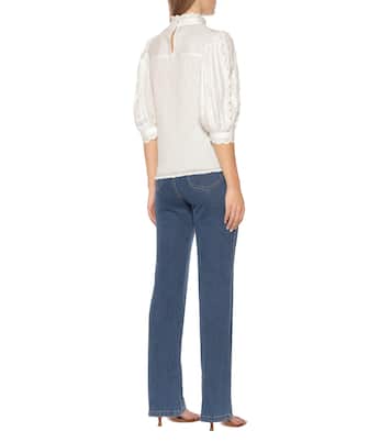 Ruffled cotton blouse | See By Chloé
