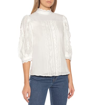 Ruffled cotton blouse | See By Chloé