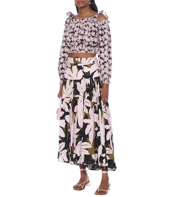Top Gypsy a stampa in cotone | Alexandra Miro