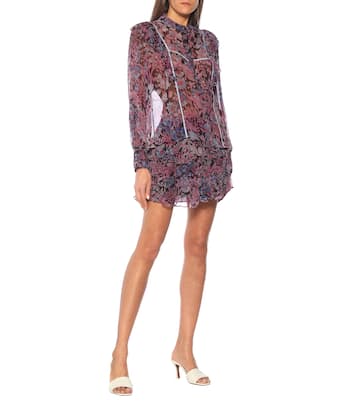 Beatrix printed chiffon blouse | LoveShackFancy