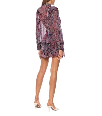 Beatrix printed chiffon blouse | LoveShackFancy