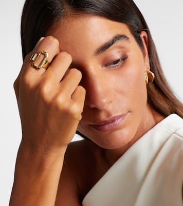 18kt yellow gold ring with diamonds | Eéra
