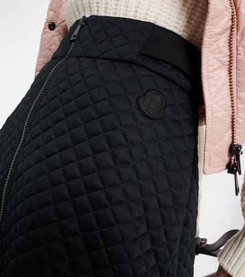 Mini-jupe à taille haute matelassée | Moncler