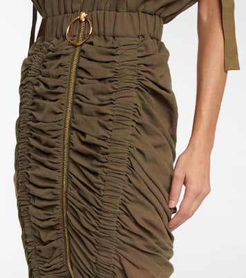Midikleid aus Baumwoll-Jersey | Balmain
