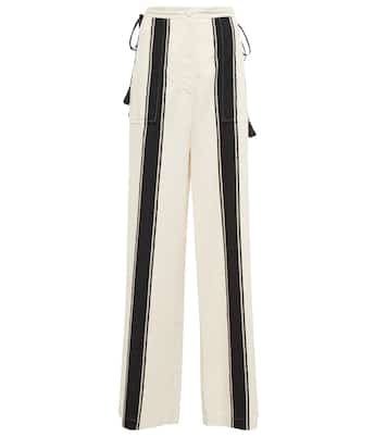 Pantaloni Eleos in crêpe a gamba larga | Altuzarra