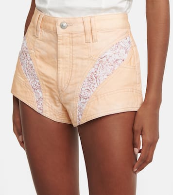 Neida embroidered denim shorts | Isabel Marant