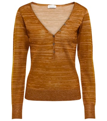 Top in misto lana lamé | Dries Van Noten