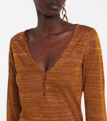Top in misto lana lamé | Dries Van Noten