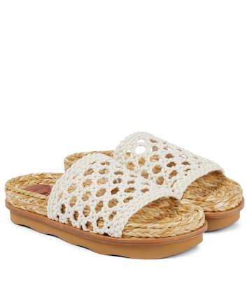 Gehäkelte Pantoletten Wavy | Chloé