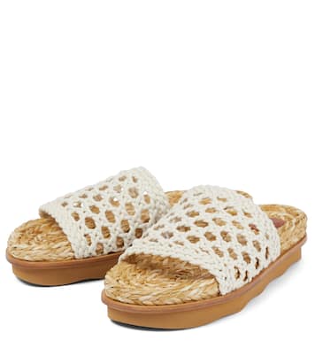 Gehäkelte Pantoletten Wavy | Chloé