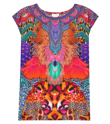 Xanadu Rising embellished printed cotton kaftan | Camilla Kids