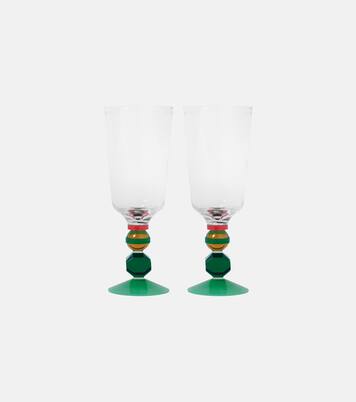 Mayfair set of 2 tall crystal glasses | Reflections Copenhagen