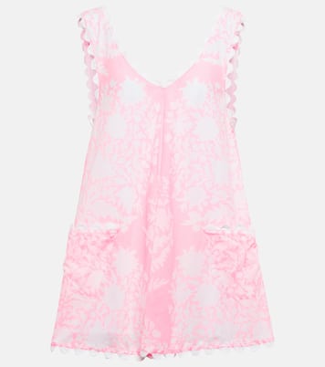 Printed cotton minidress | Juliet Dunn
