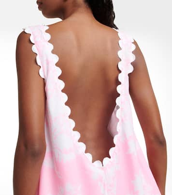 Printed cotton minidress | Juliet Dunn