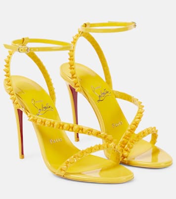 Sandali Mafaldina Spikes 100 in vernice | Christian Louboutin