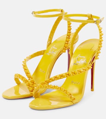 Sandali Mafaldina Spikes 100 in vernice | Christian Louboutin