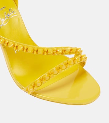 Sandali Mafaldina Spikes 100 in vernice | Christian Louboutin