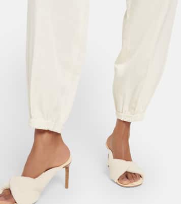 High-Rise-Hose Taio aus Seide und Baumwolle | Joseph