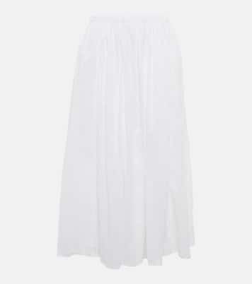 Wynne broderie anglaise midi skirt | Velvet
