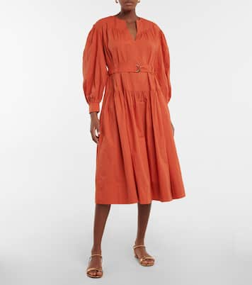 Joyce cotton poplin midi dress | Ulla Johnson