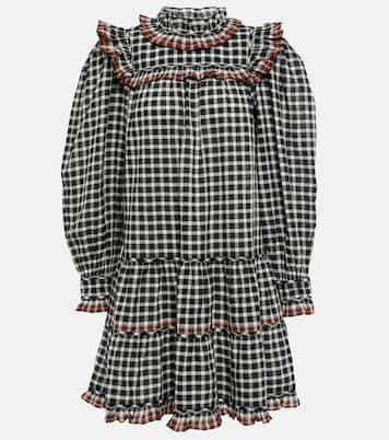 Robe Elm en coton à carreaux | Ulla Johnson