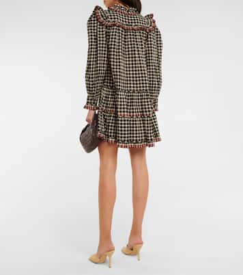 Robe Elm en coton à carreaux | Ulla Johnson