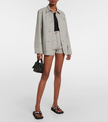 Sandali infradito a righe con logo | Kenzo
