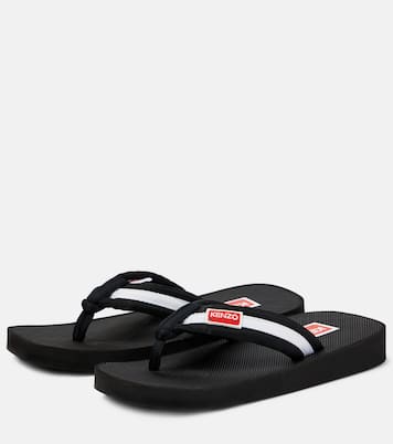 Sandali infradito a righe con logo | Kenzo