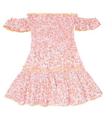 Bedrucktes Kleid Aurora aus Baumwolle | Poupette St Barth Kids