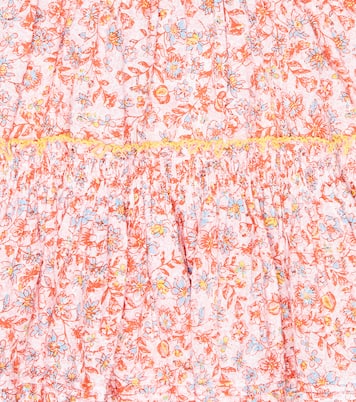 Bedrucktes Kleid Aurora aus Baumwolle | Poupette St Barth Kids