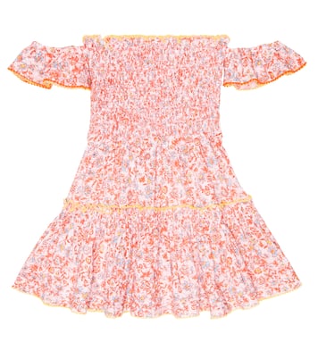 Bedrucktes Kleid Aurora aus Baumwolle | Poupette St Barth Kids