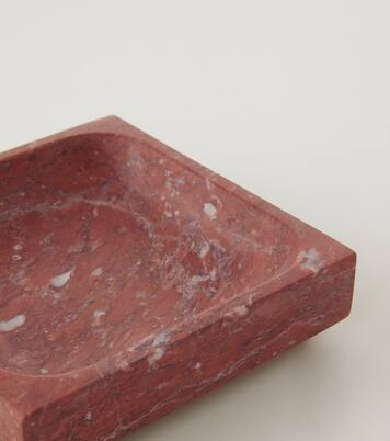 Square marble decorative tray | Michaël Verheyden