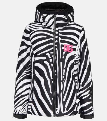 Zebra-print ski jacket | Dolce&Gabbana