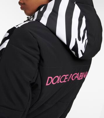 Zebra-print ski jacket | Dolce&Gabbana