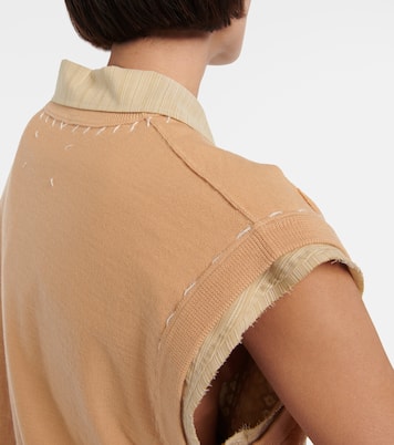 Camicia in cotone e seta con stampa | Maison Margiela