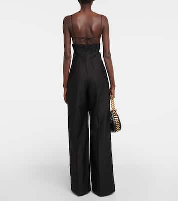 Combi-pantalon en lin et coton mélangés | Stella McCartney