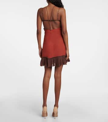 Cutout cotton minidress | Nensi Dojaka